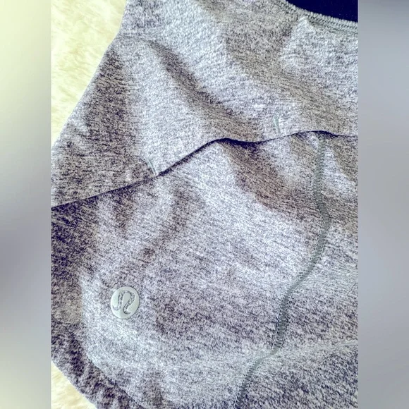 Lululemon Speed Up Shorts Long 4”, MR, 4, Heathered Lux, Black - Picture 6 of 11